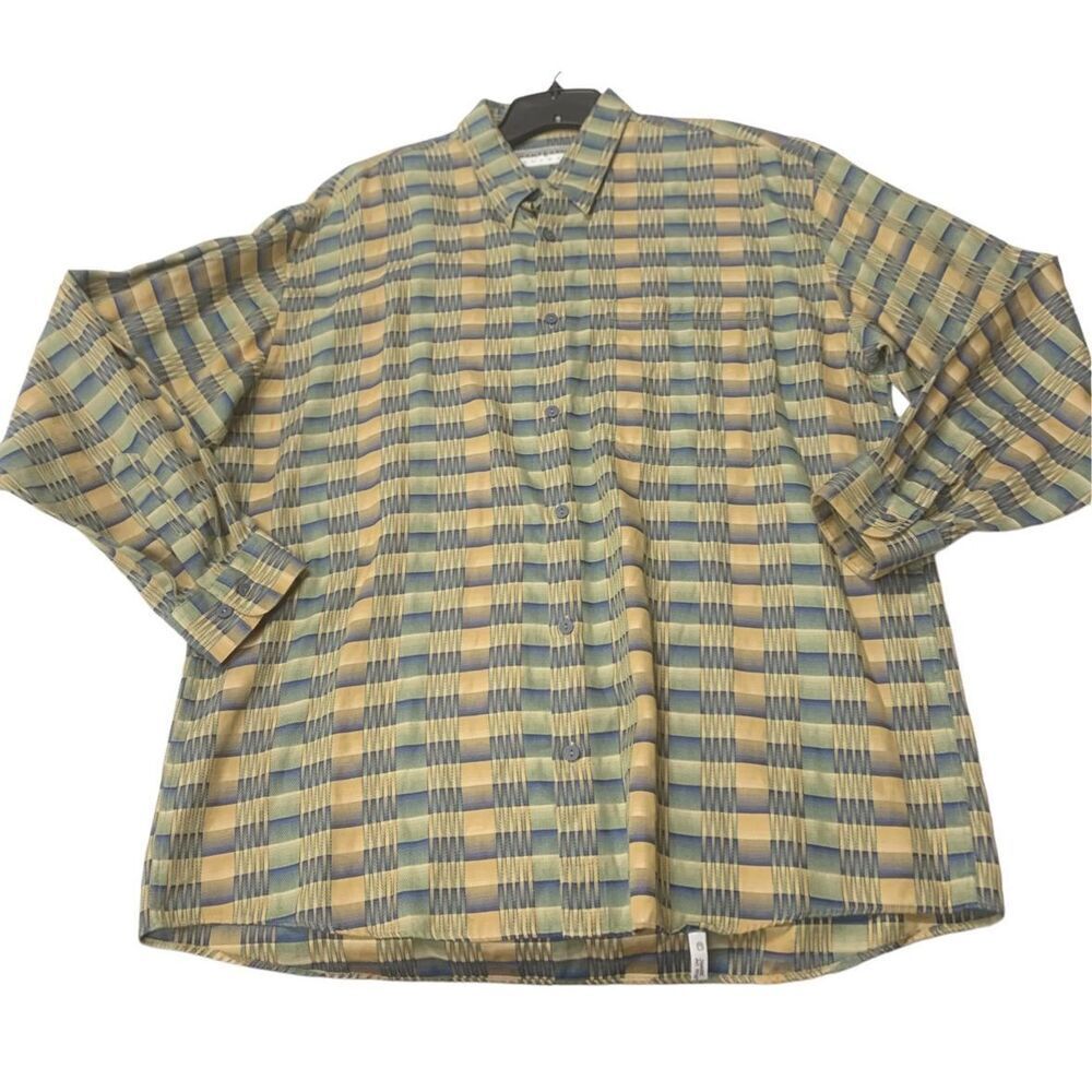 Vintage Jhane Barnes Patterned Button Down Top